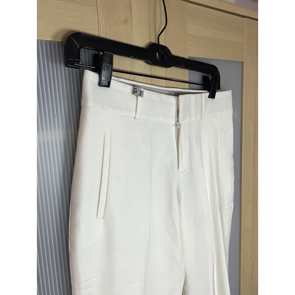 Banana Republic 718 Martin Fit Pants Women's Sz 2 Ivory Stretch Career Party New - Picture 4 of 6